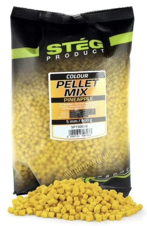 Levně Stég pelety pellet mix 800 g 5 mm - pineapple