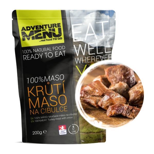 Adventure Menu 100% Krůtí Maso Na Cibulce