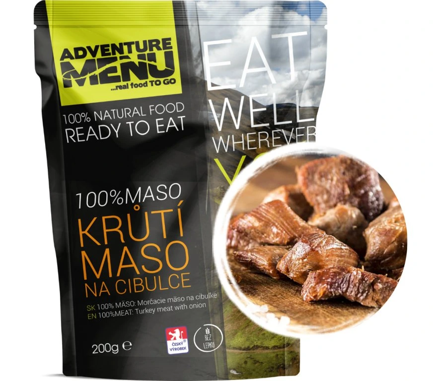 Levně Adventure menu 100% krůtí maso na cibulce