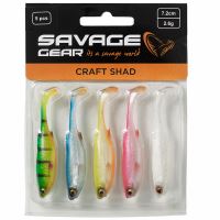 Savage Gear Gumová Nástraha Craft Shad Dark Water Mix 5 ks - 10 cm 6 g