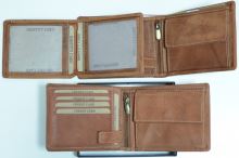 Kožená Rybářská Peněženka Kapr - Hnědá (2)