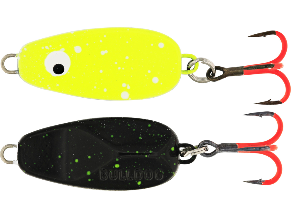 Levně Westin plandavka bulldog black/chartreuse splat ultimate - 3,3 cm 4 g