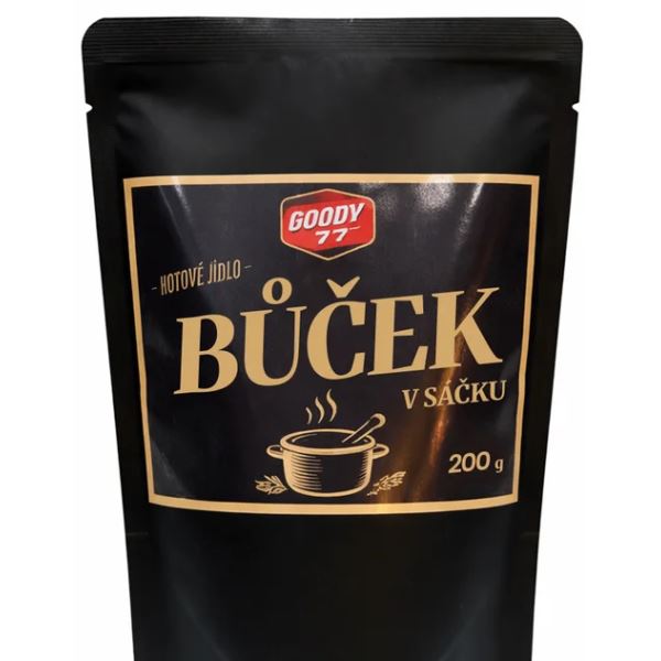 Goody 77 Bůček Vepřové Maso Ve Vlastní Šťávě V Sáčku 200 g