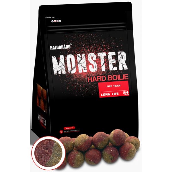 Haldorádó Hard Boilies Monster Magnum Fire Tiger 700 g 24+ mm