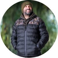 One More Cast Bunda Splash Camo Knight Puffer Jacket