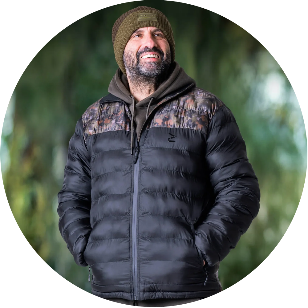 One more cast bunda splash camo knight puffer jacket - xl