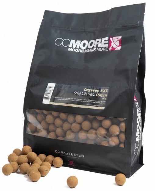 Levně Cc moore trvanlivé boilie odyssey xxx - 1 kg 18 mm