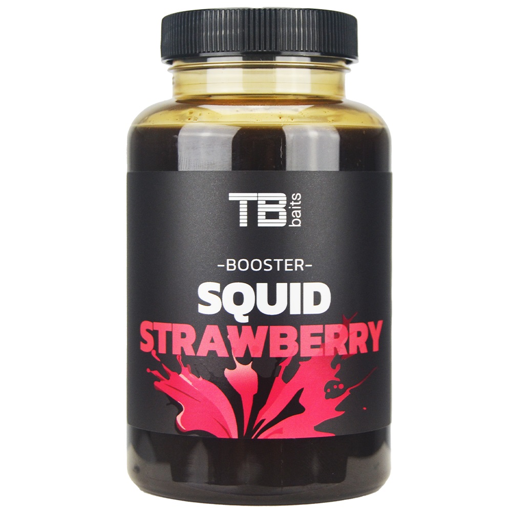 Levně Tb baits booster squid strawberry - 250 ml
