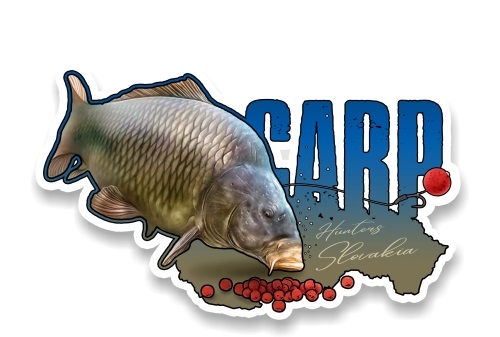 Levně 4anglersdesign samolepka 36 carp hunters slovakia