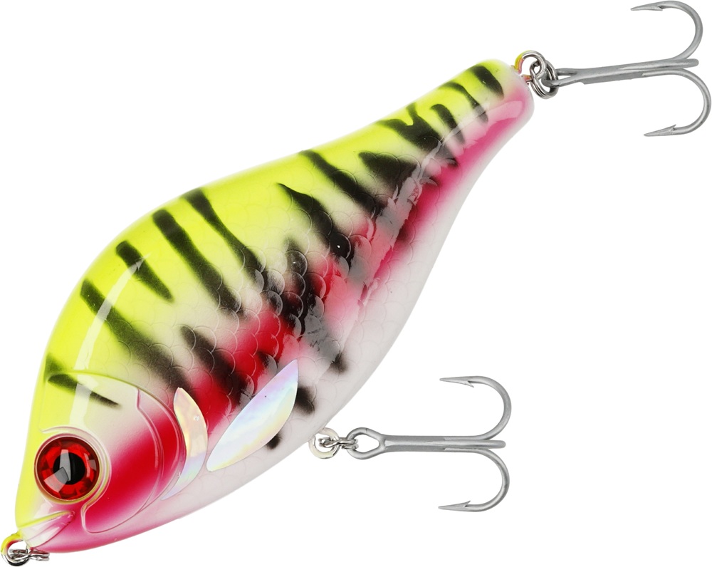Mikado wobler mft jerk sinking lemon tiger - 7 cm 19 g