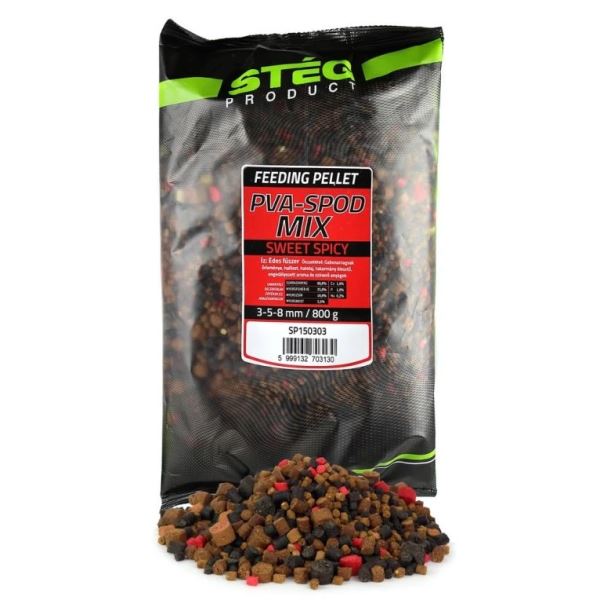 Stég Pelety PVA Spod Mix 800 g 3-5-8 mm