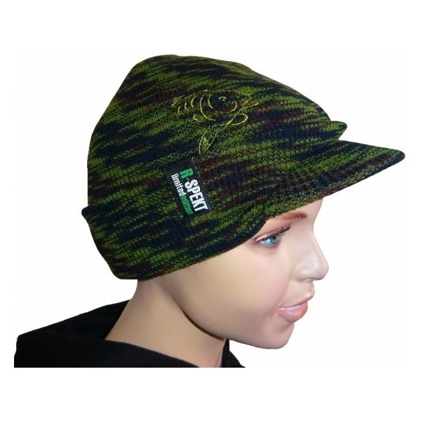 R-SPEKT Dětská Čepice S Kšiltem Peaked Beanie Camou Kids