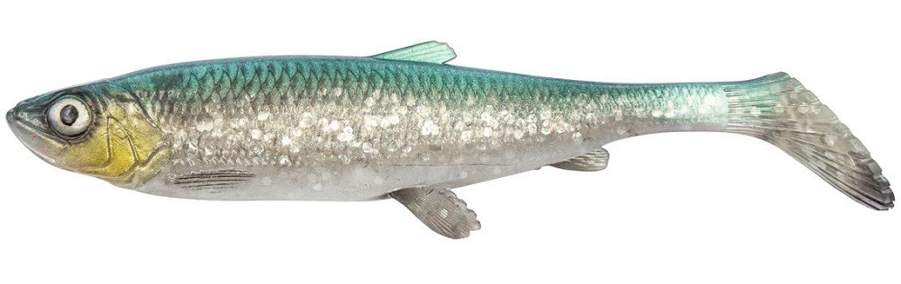 Savage gear gumová nástraha 3d herring shad v2 green silver - 25 cm 102 g