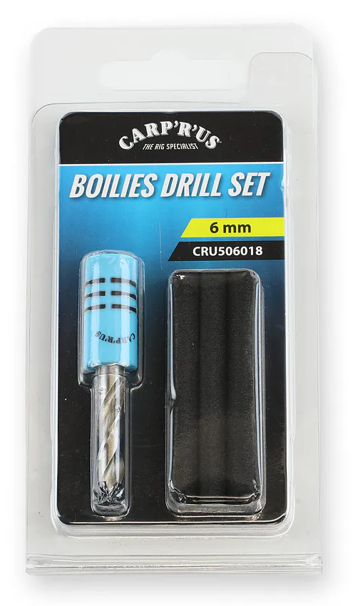 Levně Carp´r´us vrtáček boilies drill set 6 ks - průměr 6 mm