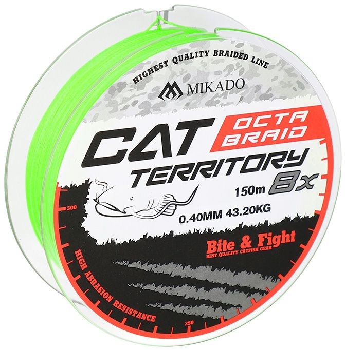 Mikado Splétaná Šňůra Cat territory Octa Braid Fluo 150 m (2)