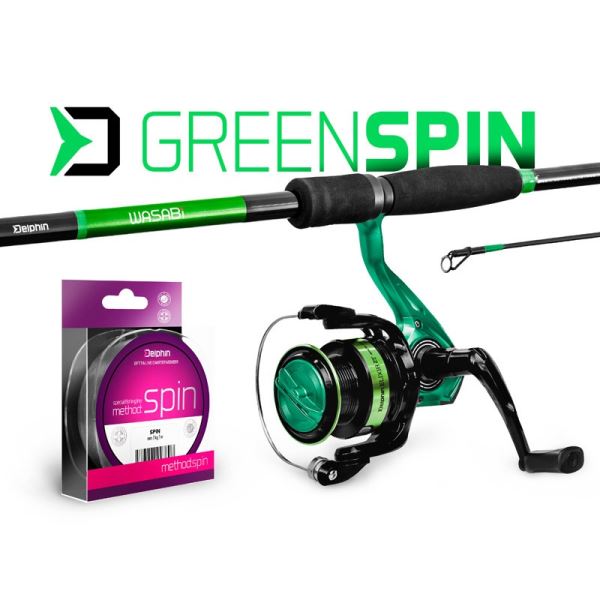 Delphin Prut Wasabi Spin 1,8 m 30 g + naviják zdarma