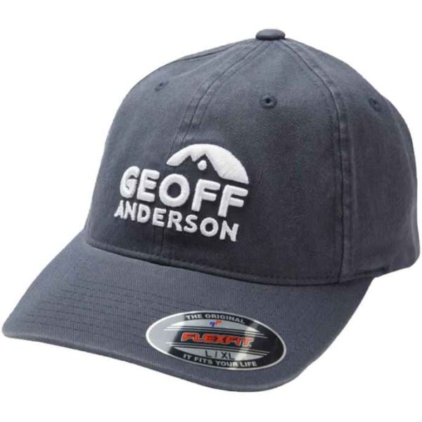 Geoff Anderson Kšiltovka Flexfit Washed Modrá 3D Logo