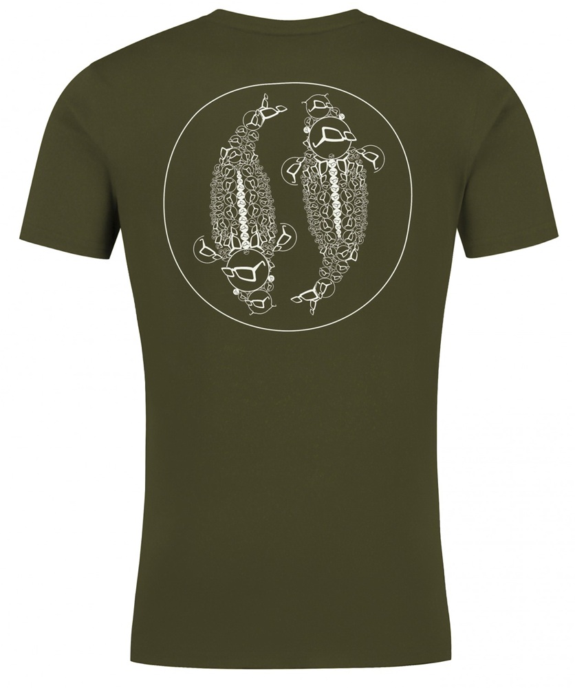 Korda tričko womens mandala t-shirt dark olive - xxl