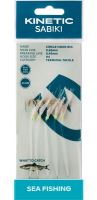 Kinetic Návazec Sabiki Circle Hook Fishskin Flash 130 cm