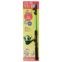 Kinetic Prut Little Viking Tele Combo Green 1,65 m 4-21 g + Naviják Spin 100-FD (1)