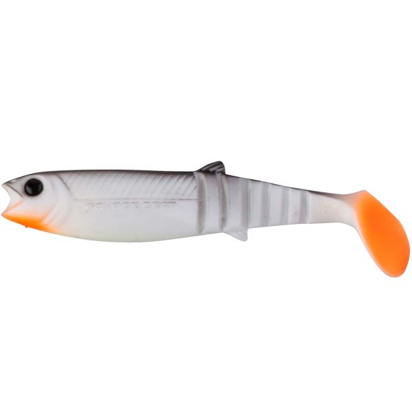 Savage Gear Gumová Nástraha Cannibal Shad Bulk White/Black