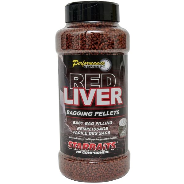 Starbaits Pelety Red Liver Bagging 700 g