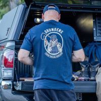 Grundéns Tričko Support Guides SS T-Shirt Dark Navy (2)
