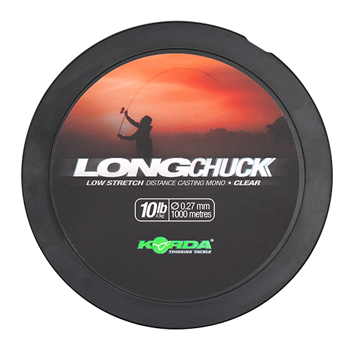 Levně Korda vlasec longchuck clear 1000 m - 0,27 mm 10 lb