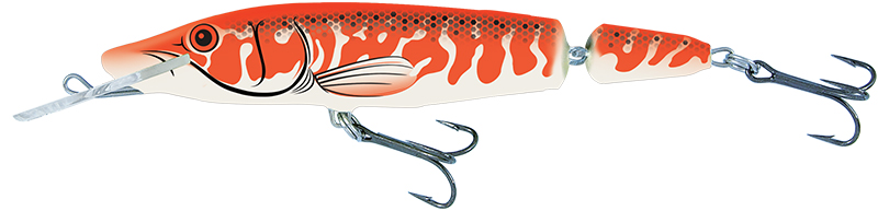 Levně Salmo wobler pike jointed deep runner hot pike - 13 cm