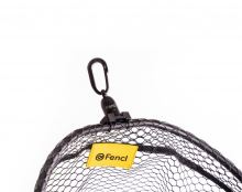 Fencl Muškařský Podběrák King L Karbon s Pogumovanou Sítí 49x39 cm (7)