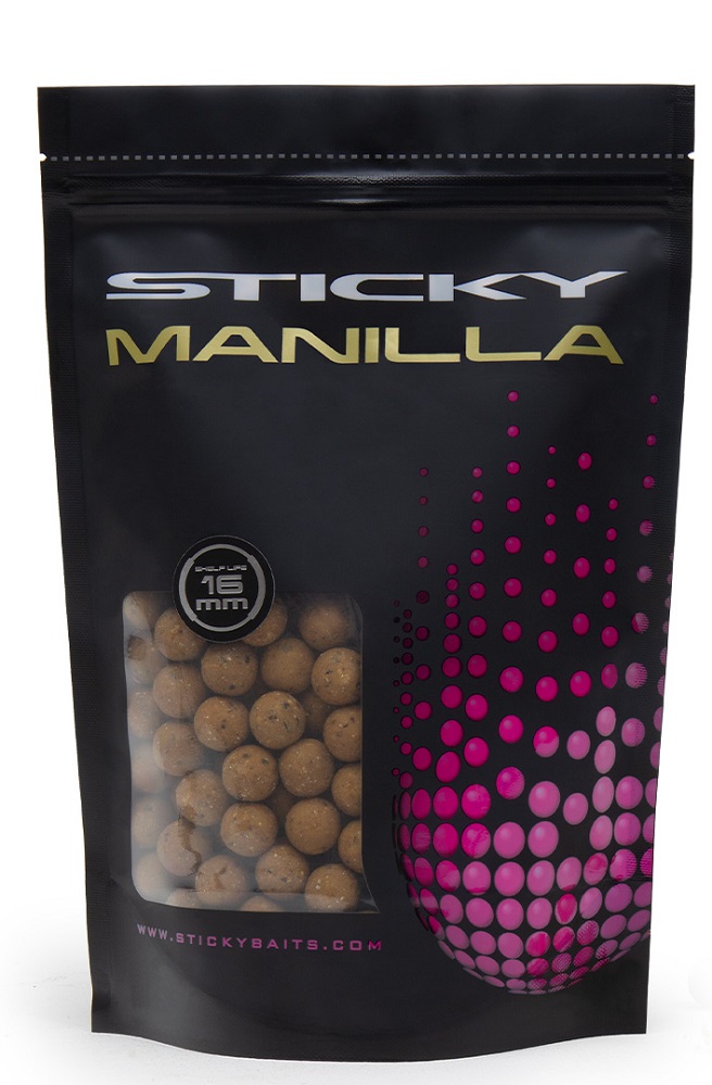 Levně Sticky baits boilie manilla shelf life - 1 kg 12 mm