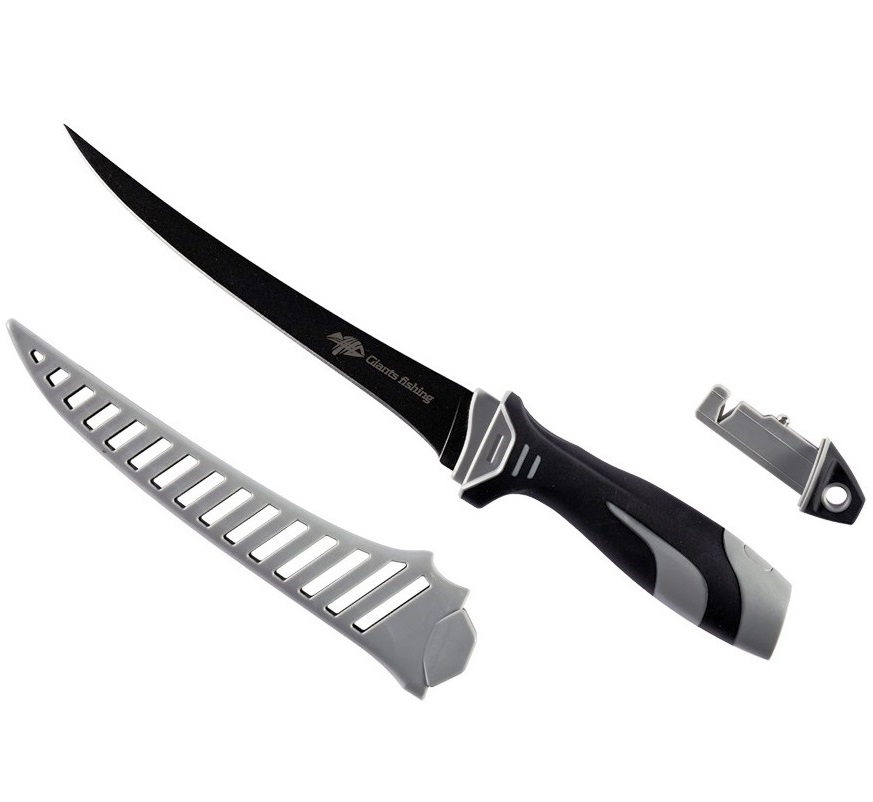 Levně Giants fishing filetovací nůž 7 fillet knife with sharpener easy clean sheath