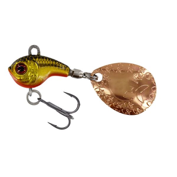 Westin Nástraha Dropbite Tungsten Spin Tail Jig Gold Rush