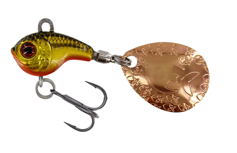 Levně Westin nástraha dropbite tungsten spin tail jig gold rush - 1,6 cm 7 g