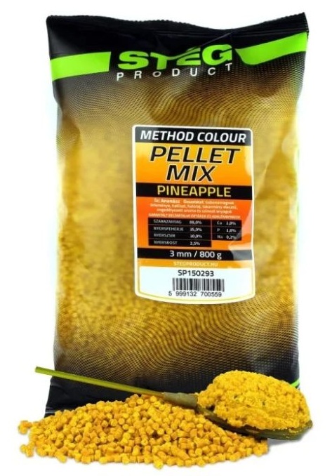 Levně Stég pelety pellet mix 800 g 3 mm - pineapple
