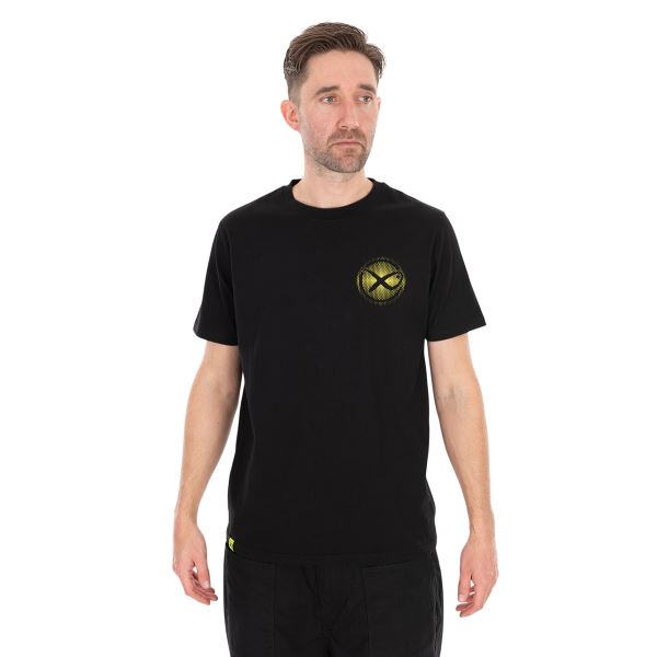 Matrix Tričko Large Fade T-Shirt Black Lime