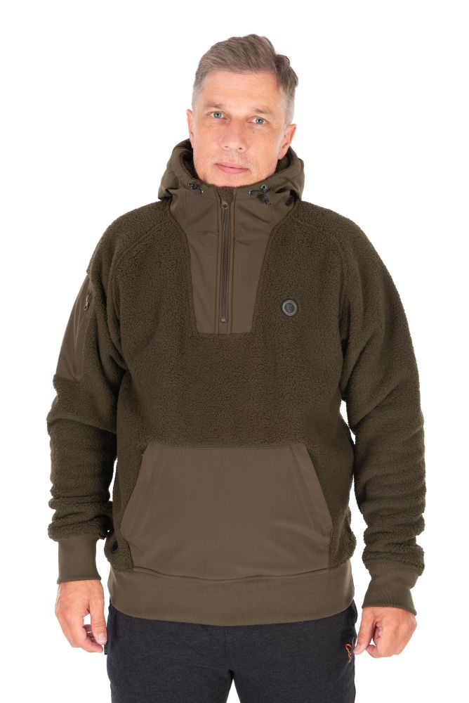 Fox bunda olive sherpa hybrid jacket - xl