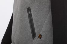 Savage Gear Mikina Tec Foam Hoodie Dark Grey Melange - S (3)