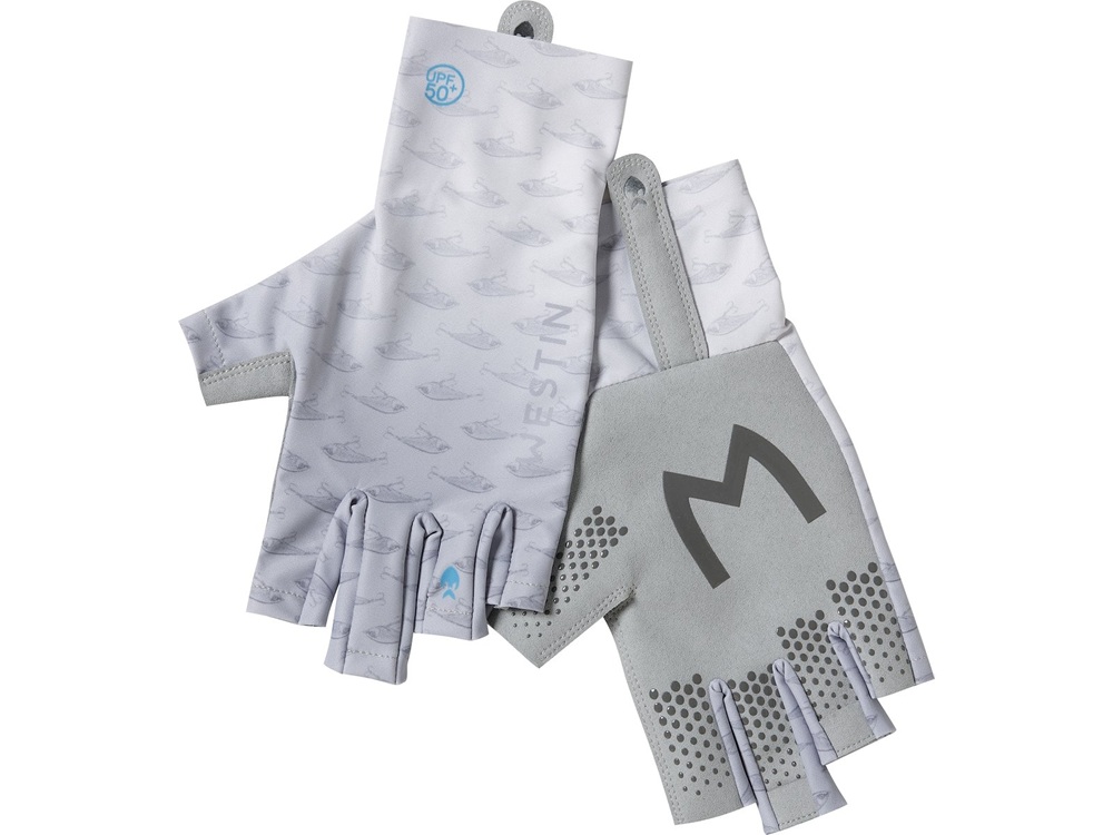 Levně Westin rukavice solar upf half finger glove - m