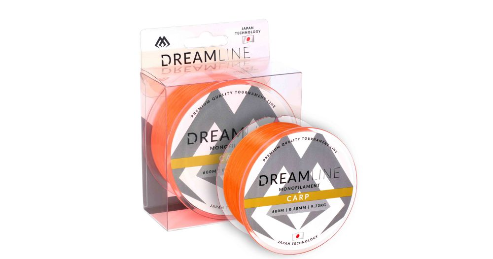 Levně Mikado vlasec dreamline carp fluo oranžová 600 m - 0,35 mm 12,04 kg