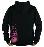 Sticky Baits Mikina Black Hood Zip (1)