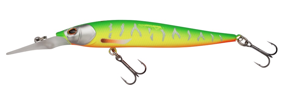 Levně Berkley wobler dex stunna 80 plus2 super slow sinking fire 8 cm 6 g