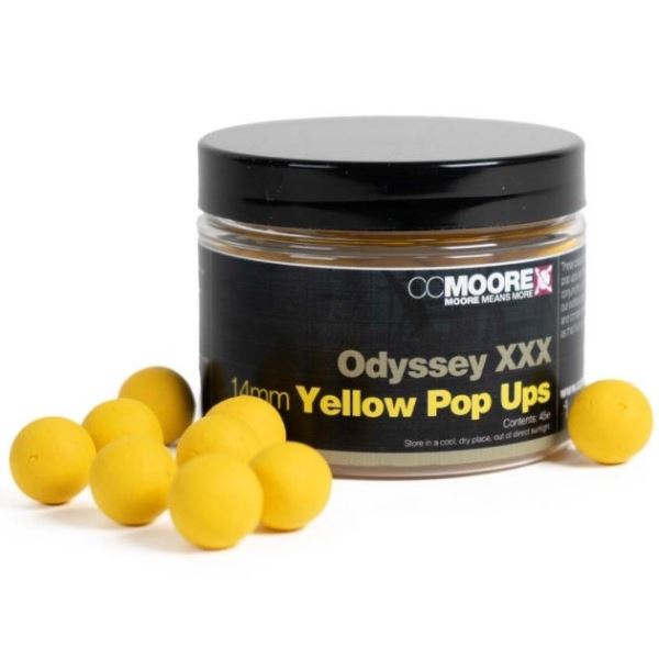 CC Moore Plovoucí Boilie Odyssey XXX Yellow Pop Up 14 mm