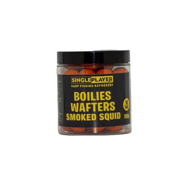 Singleplayer Vyvážené Boilies Wafters Smoked Squid 150 g 16 mm