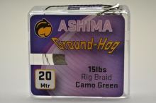 Ashima Extra potápivá návazcová šňůra Ground-hog 20 m 25 lb-Barva GREEN