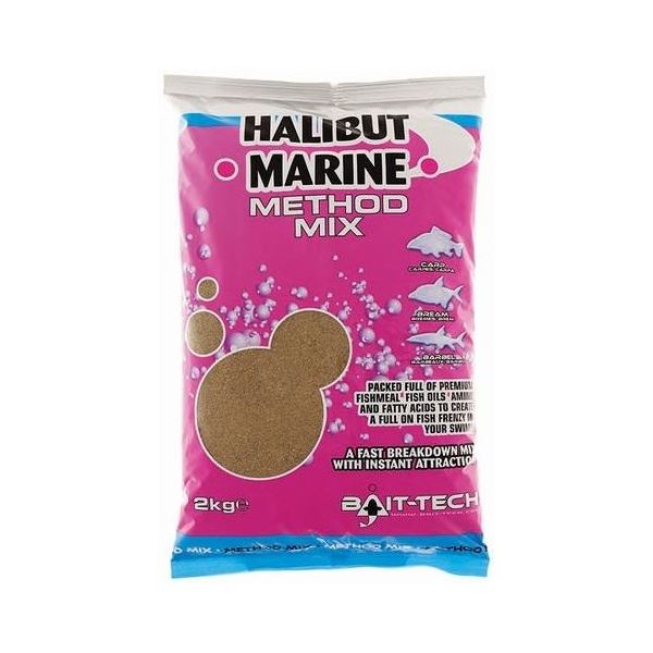 Bait-Tech Krmítková Směs Halibut Marine Method Mix 2 kg