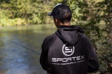 Sportex Rybářská Mikina s Kapucí Černá (5)