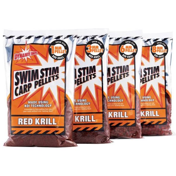 Dynamite Baits Pellets Swimstim Red Krill 900g