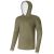 Giants Fishing Funkční Tričko S Dlouhým Rukávem UV50+ Hoodie Olive Green