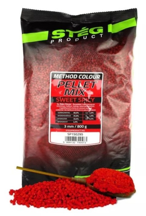 Levně Stég pelety pellet mix 800 g 3 mm - sweet spicy